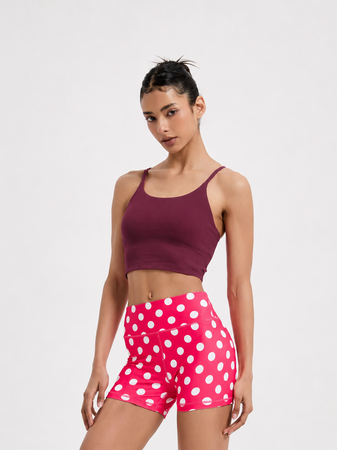 Thin Strap Removable Pad Sports Bra SILVERWIND