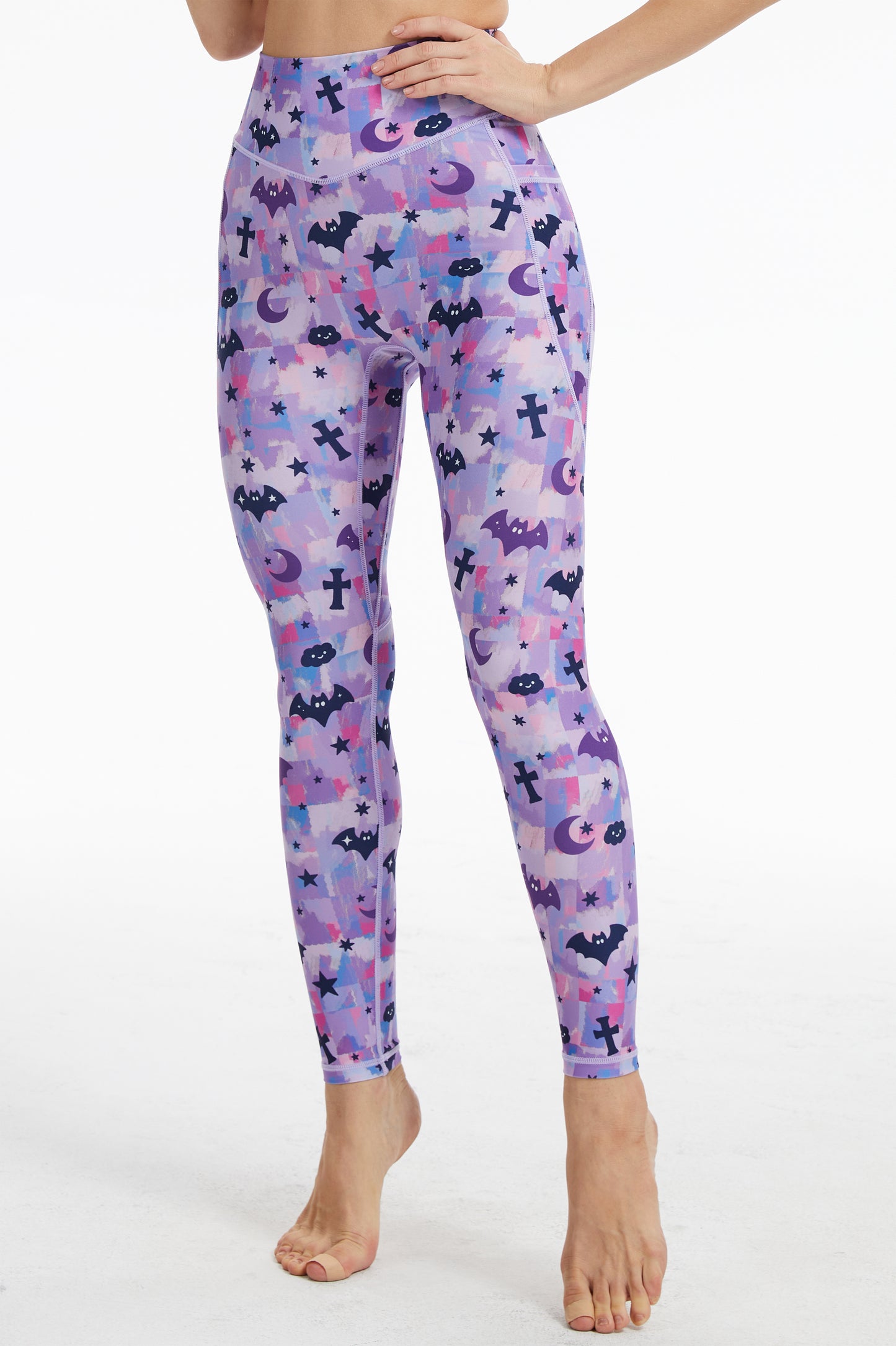 Candy Goth High-waisted Leggings SILVERWIND