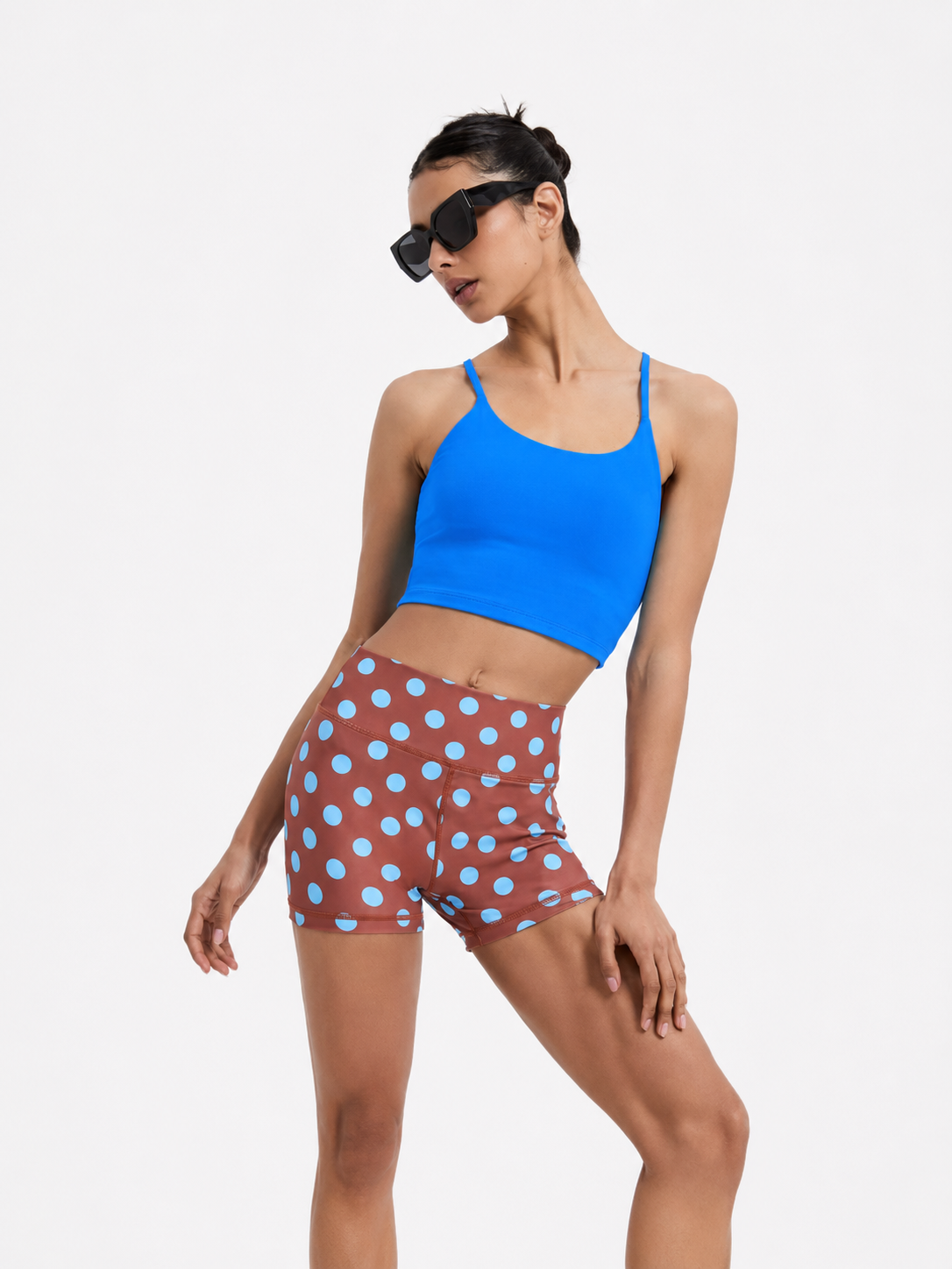 Thin Strap Removable Pad Sports Bra SILVERWIND