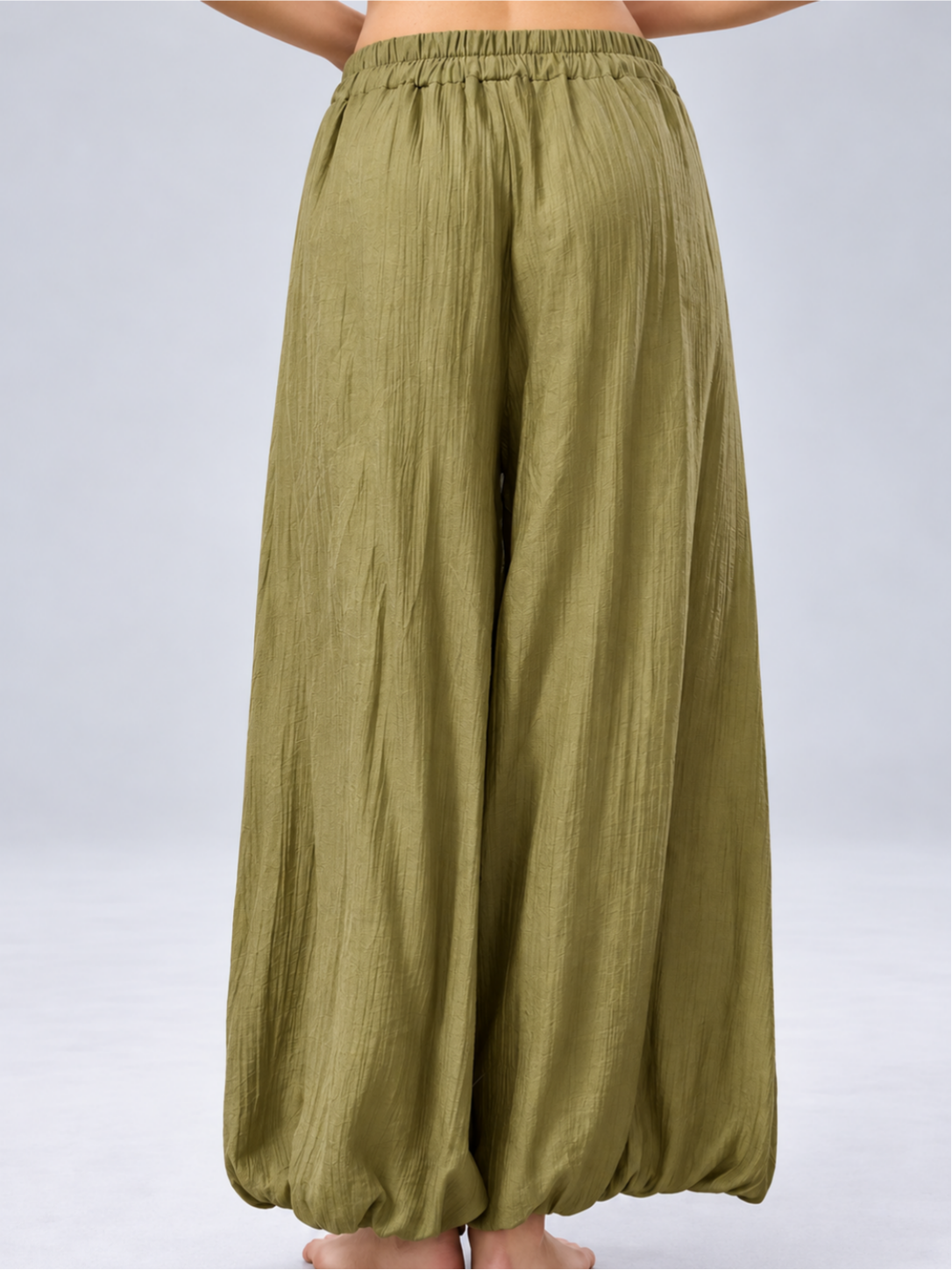 Zenora Relaxed Wide-Leg Yoga Pants SILVERWIND