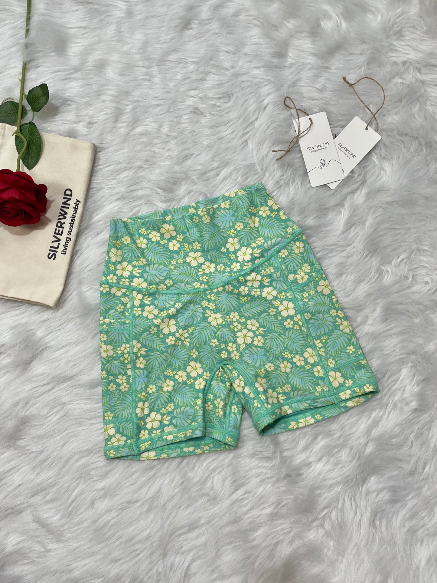  Mint Summer Flora Limited Workout Set +MYSILVERWIND