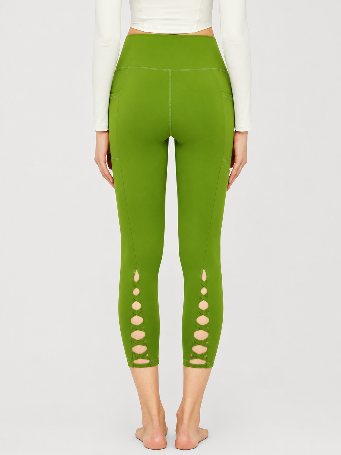 FlexAura High-Waisted Sculpting 7 Yoga Leggings