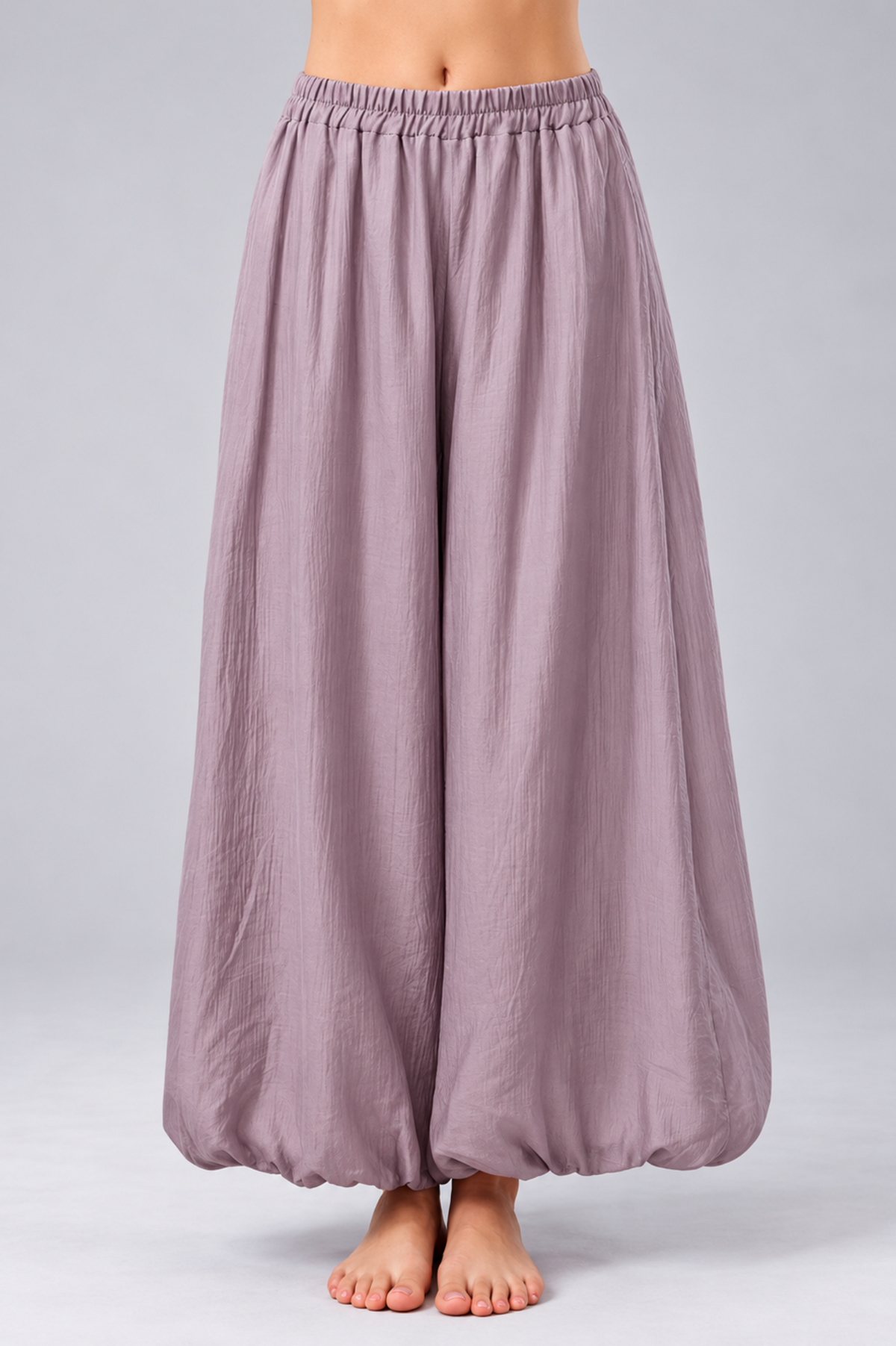 Zenora Relaxed Wide-Leg Yoga Pants SILVERWIND