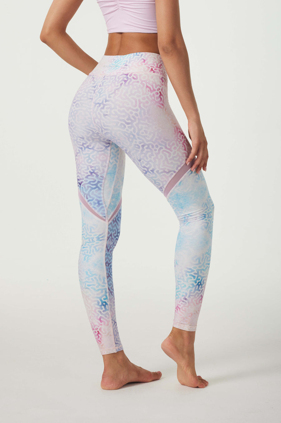 Iridescent Shells Crossover leggings