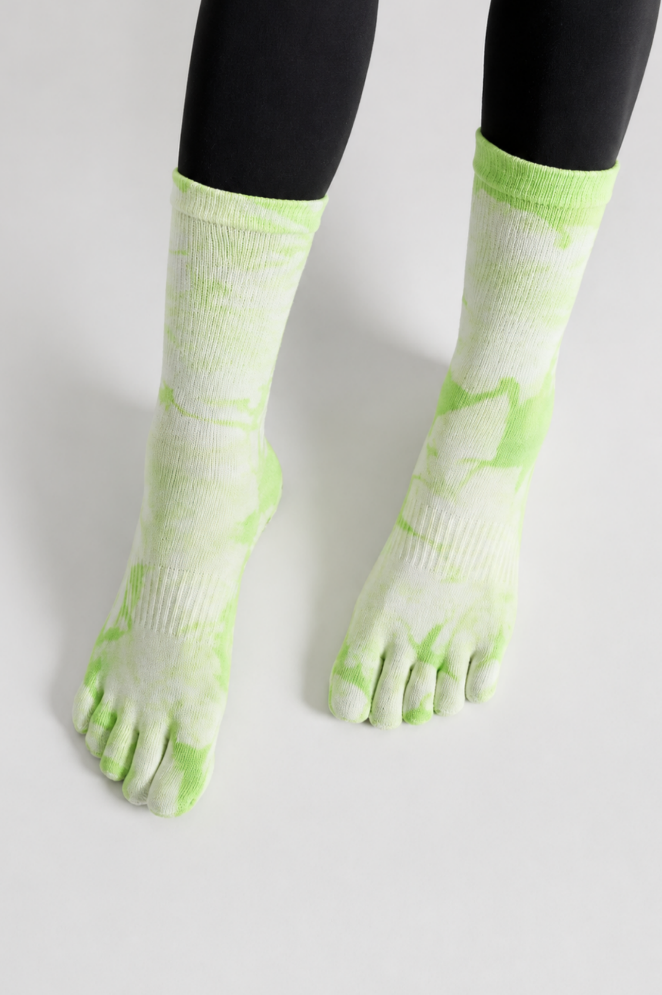 TieFlex Gradient Tie-Dye Non-Slip Five-Toe Yoga Socks