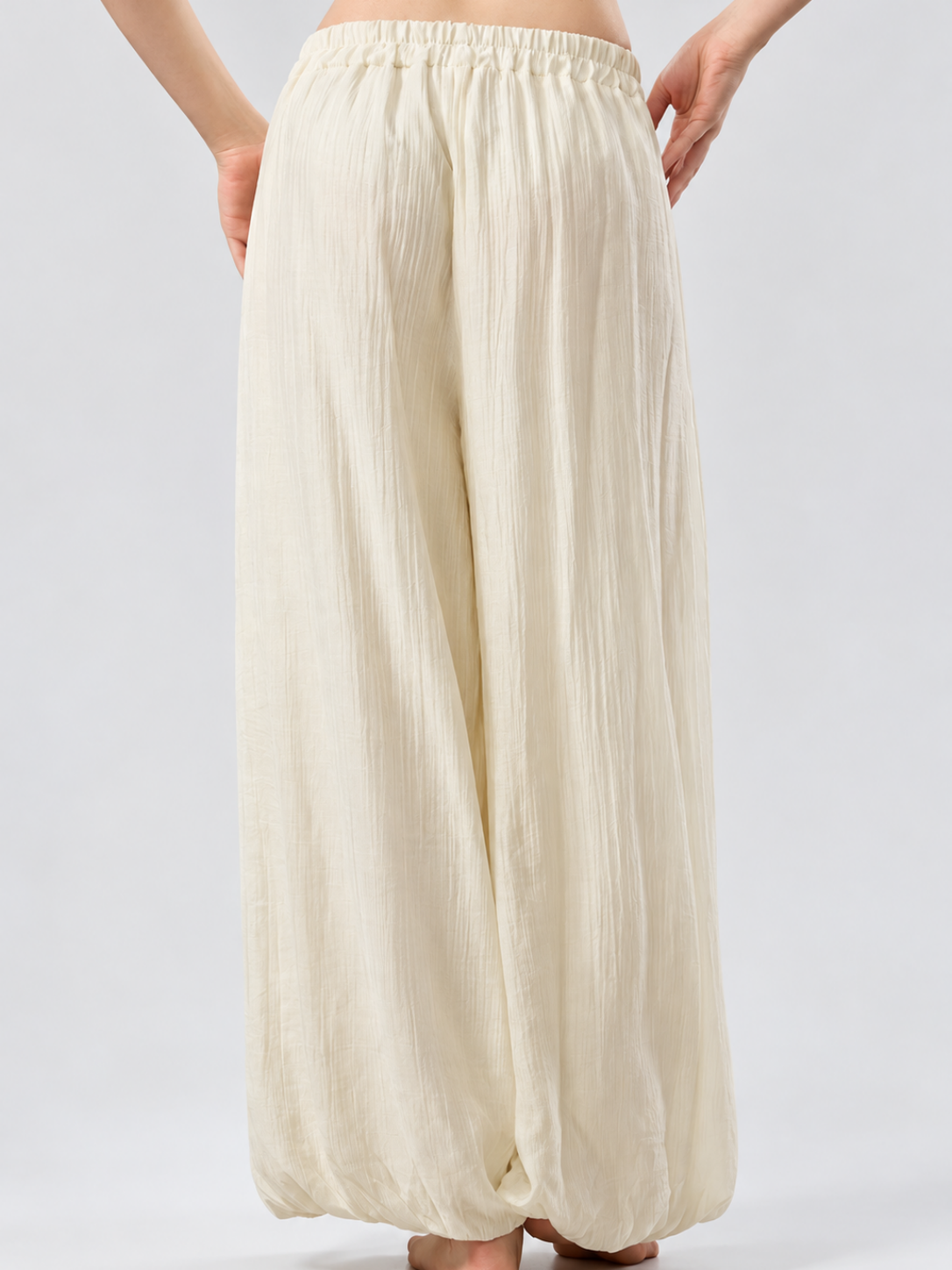 Zenora Relaxed Wide-Leg Yoga Pants SILVERWIND
