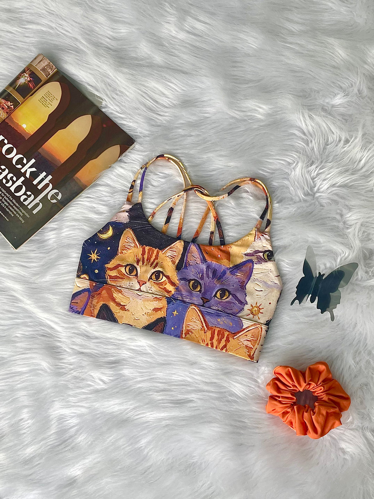 Oil Paint Cats Limited Workout Set-MYSILVERWIND