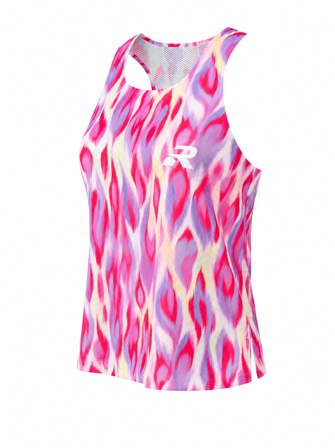 Leopard Pink Marathon Racerback Running Tank Performance Training Vest