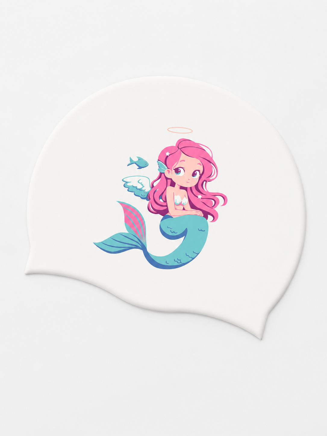 SoftEdge Sweet-Cool Silicone Swim Cap with Ear Protection