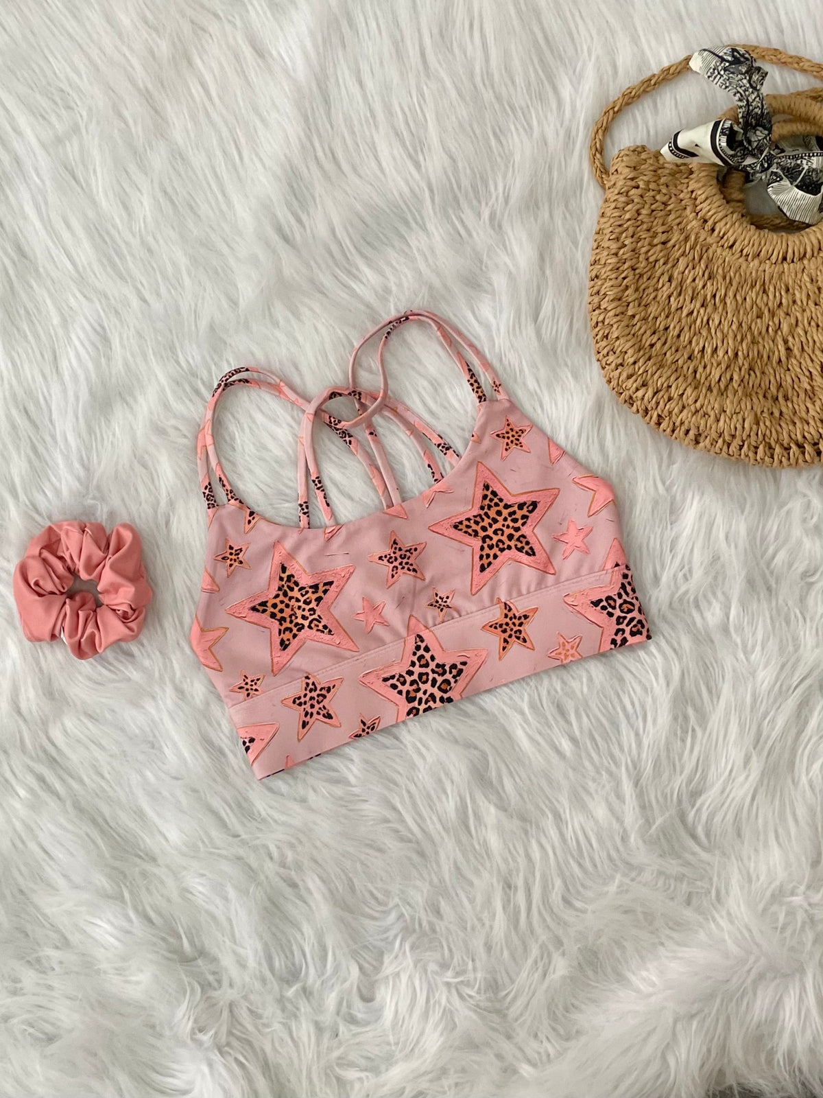 Pink Leopard Star Limited Workout Set-MYSILVERWIND