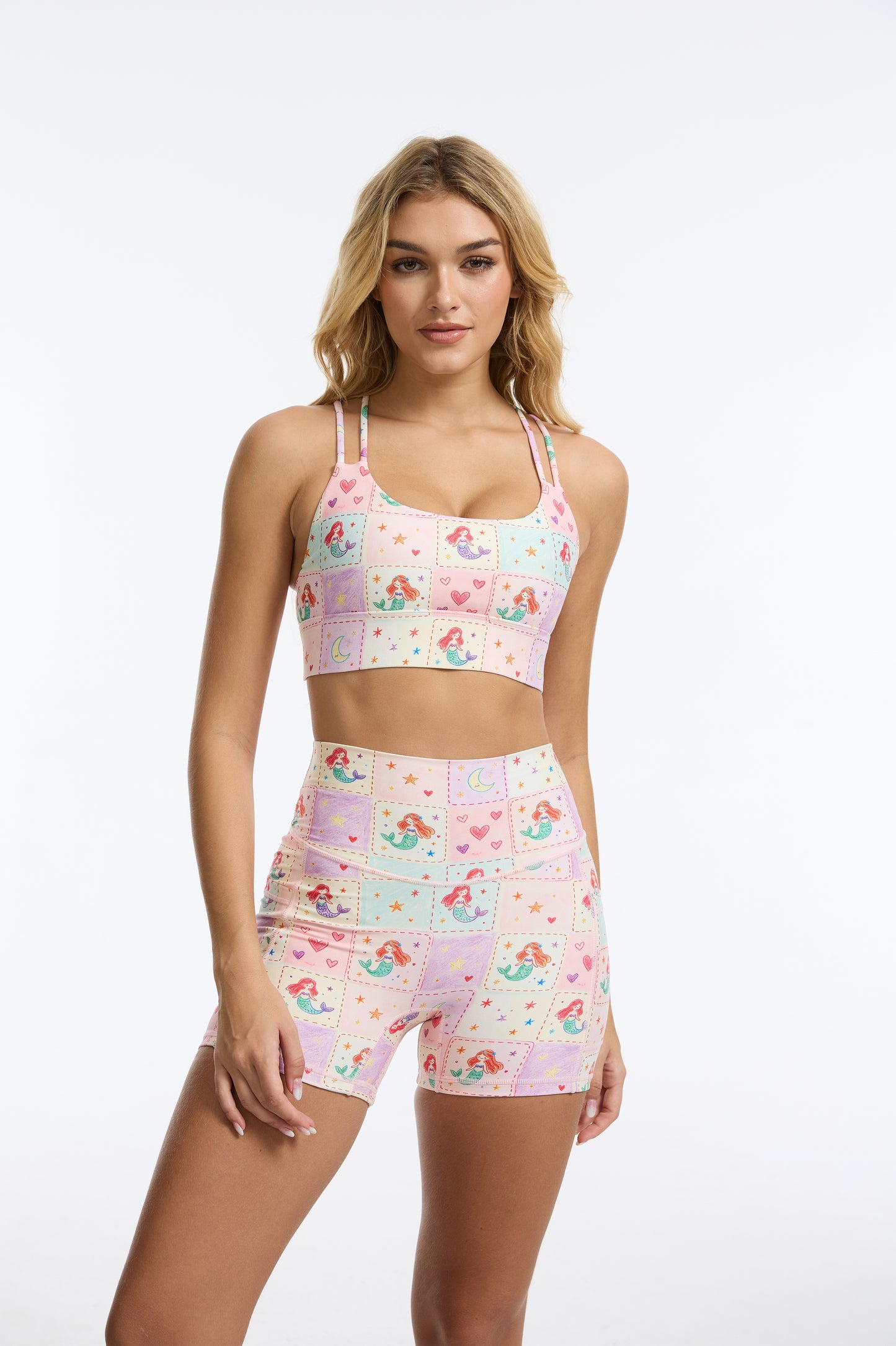 Little Mermaid High-waisted Shorts With Pockets SILVERWIND