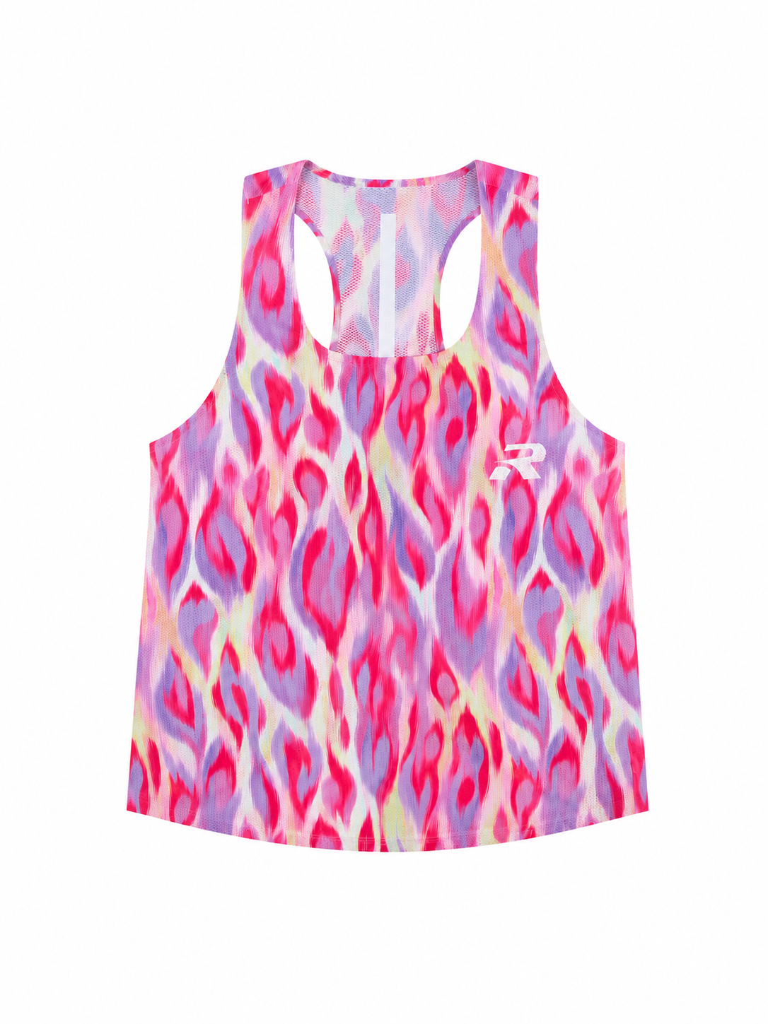 Leopard Pink Marathon Racerback Running Tank Performance Training Vest