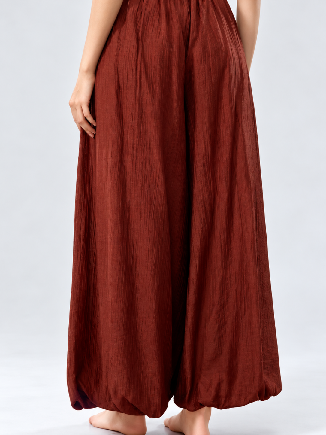 Zenora Relaxed Wide-Leg Yoga Pants SILVERWIND