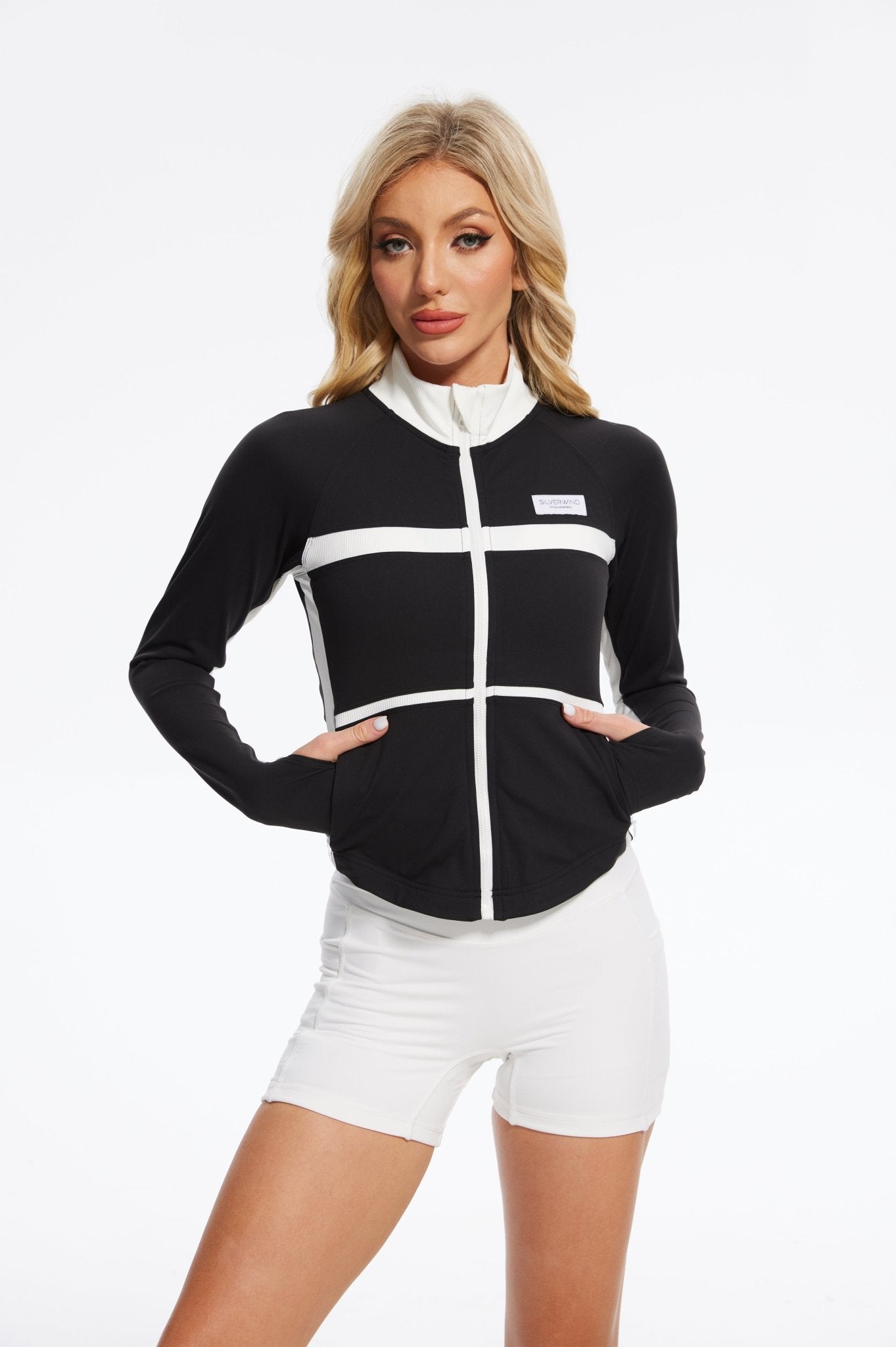 AeroContour Jacket - Black & White / Classic Panda - MYSILVERWIND