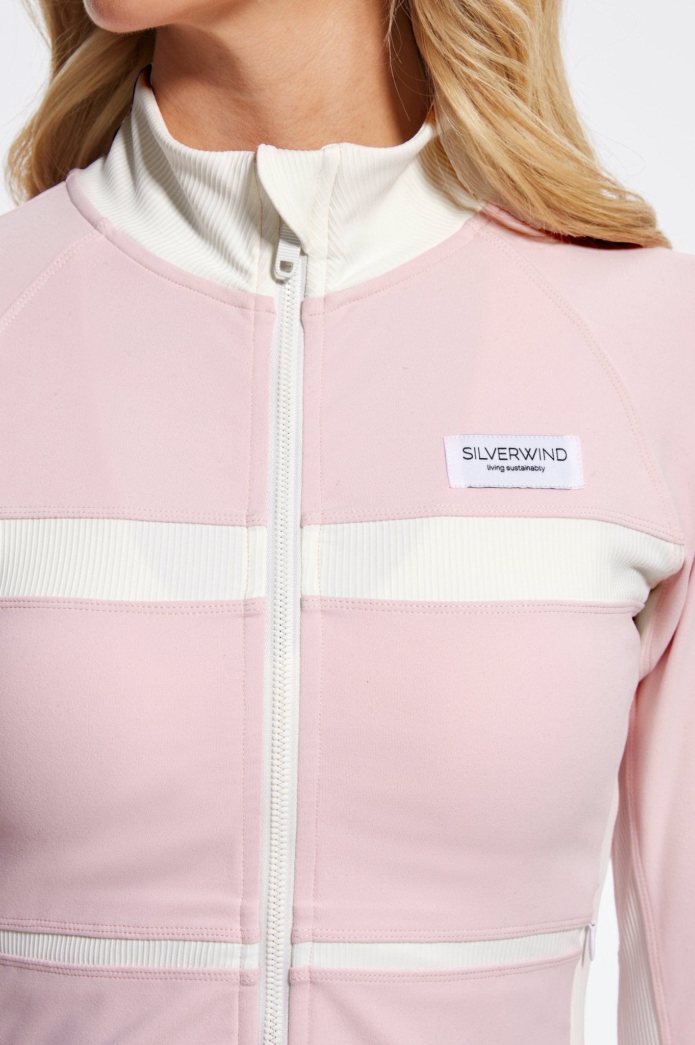 AeroContour Jacket - Pink & White / Energetic Peach - MYSILVERWIND