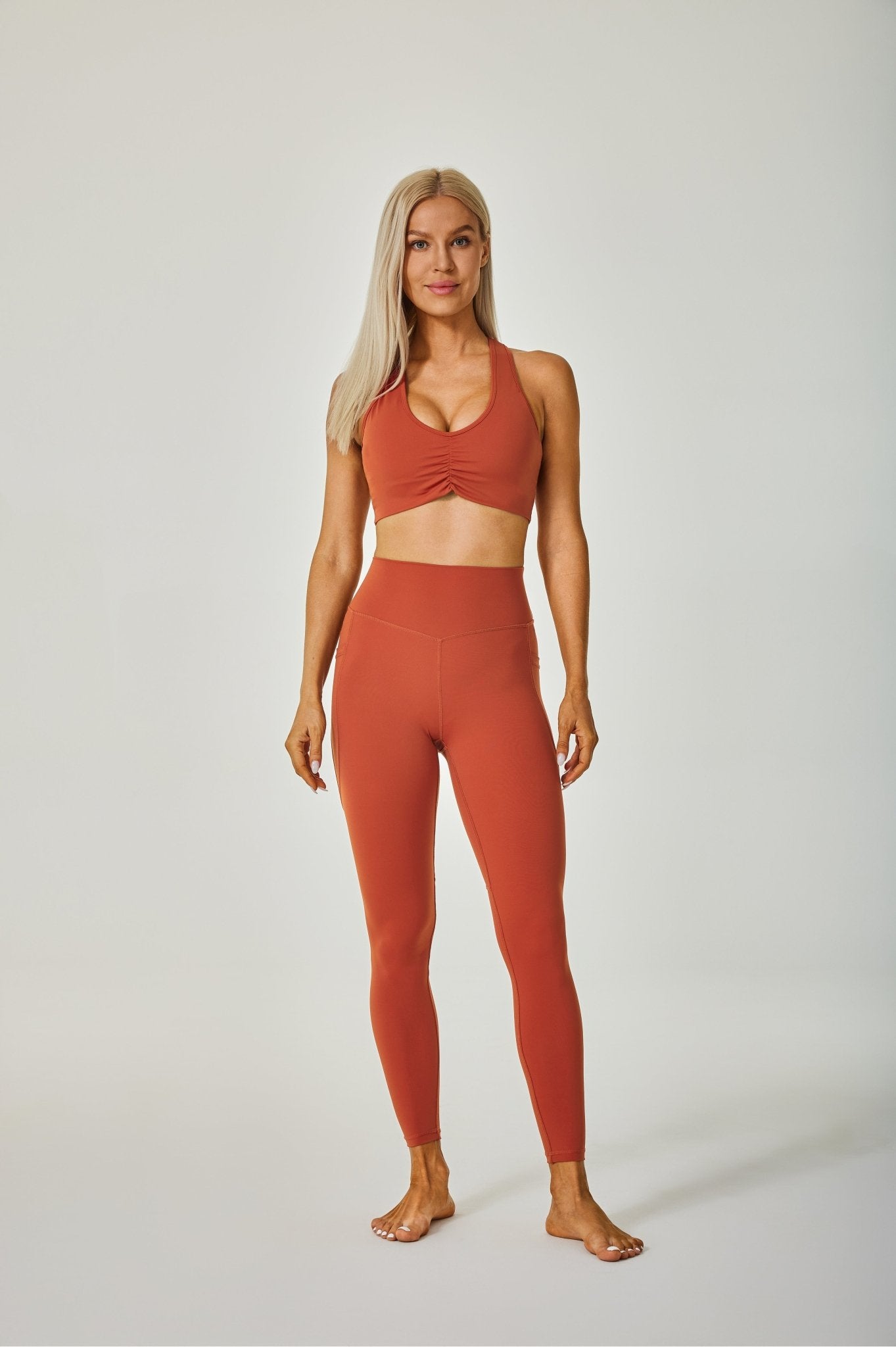 Airflow Rushed Front Bra - Orange - MYSILVERWIND