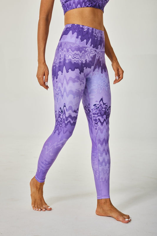 Aqua High - waisted Leggings - MYSILVERWIND
