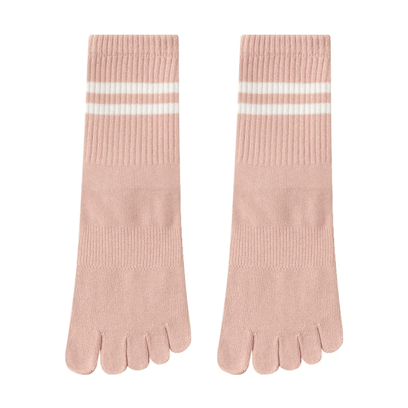 AuraGrip Five - Toe Non - Slip Yoga Socks - MYSILVERWIND