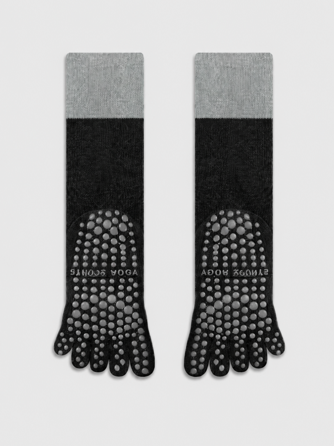ToeFlex Colorblock Non-Slip Five-Toe Yoga Socks