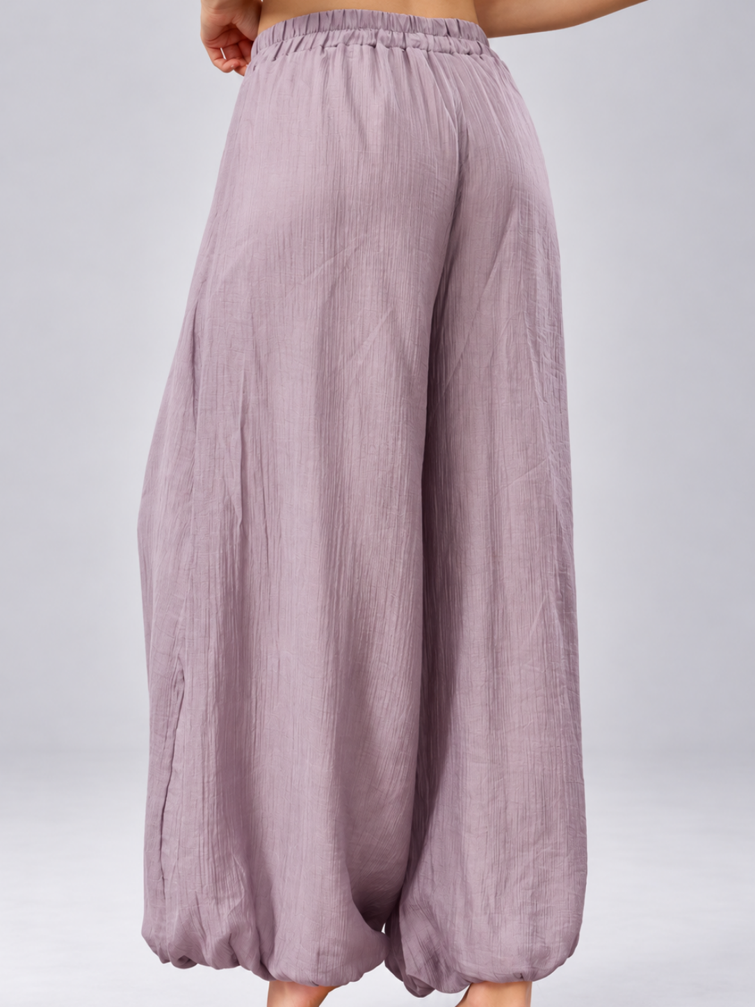 Zenora Relaxed Wide-Leg Yoga Pants SILVERWIND