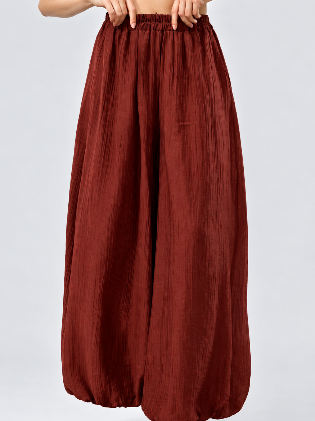Zenora Relaxed Wide-Leg Yoga Pants SILVERWIND