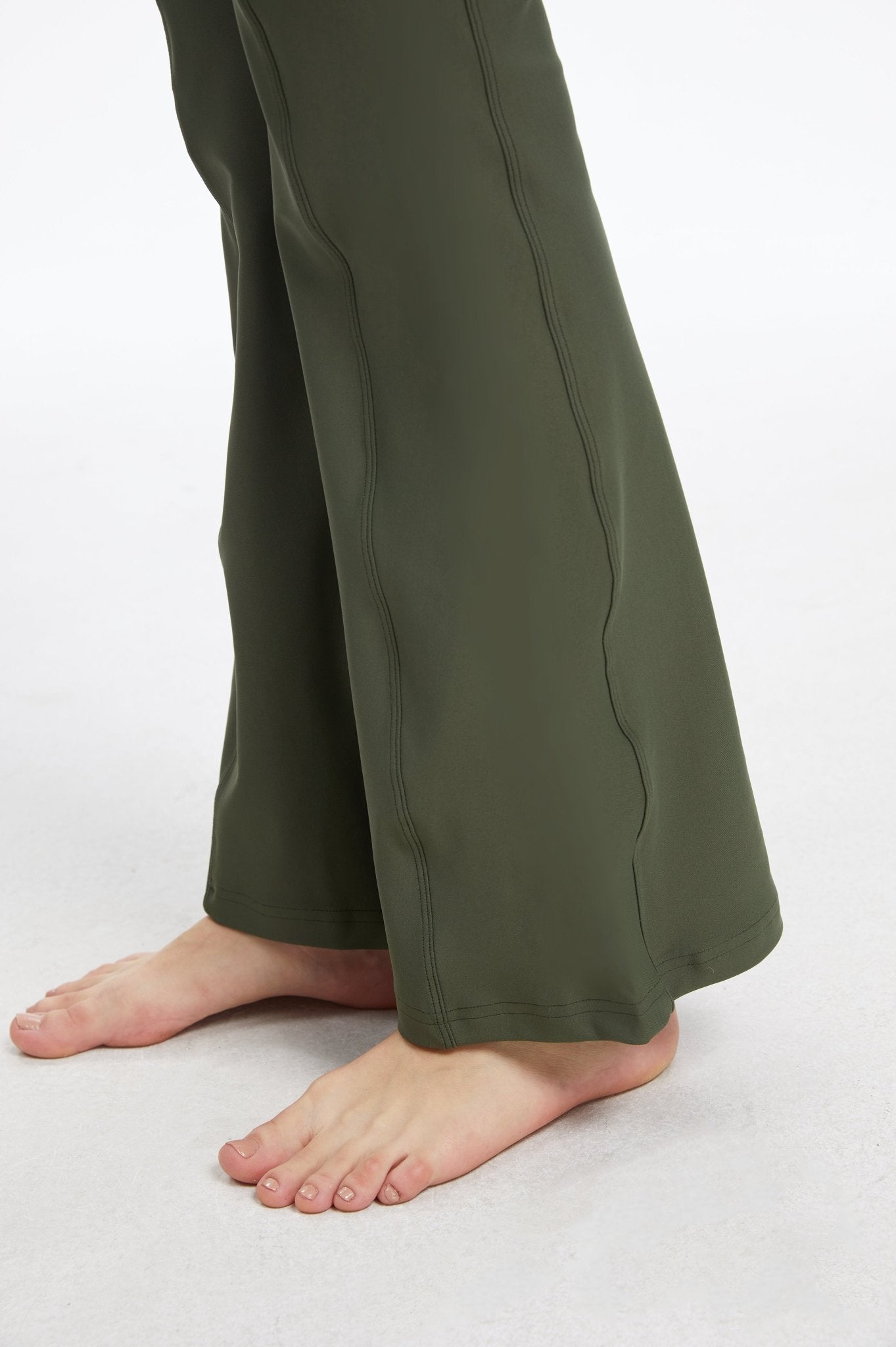 Bare High - waisted Flare Leggings - Turquoise - MYSILVERWIND
