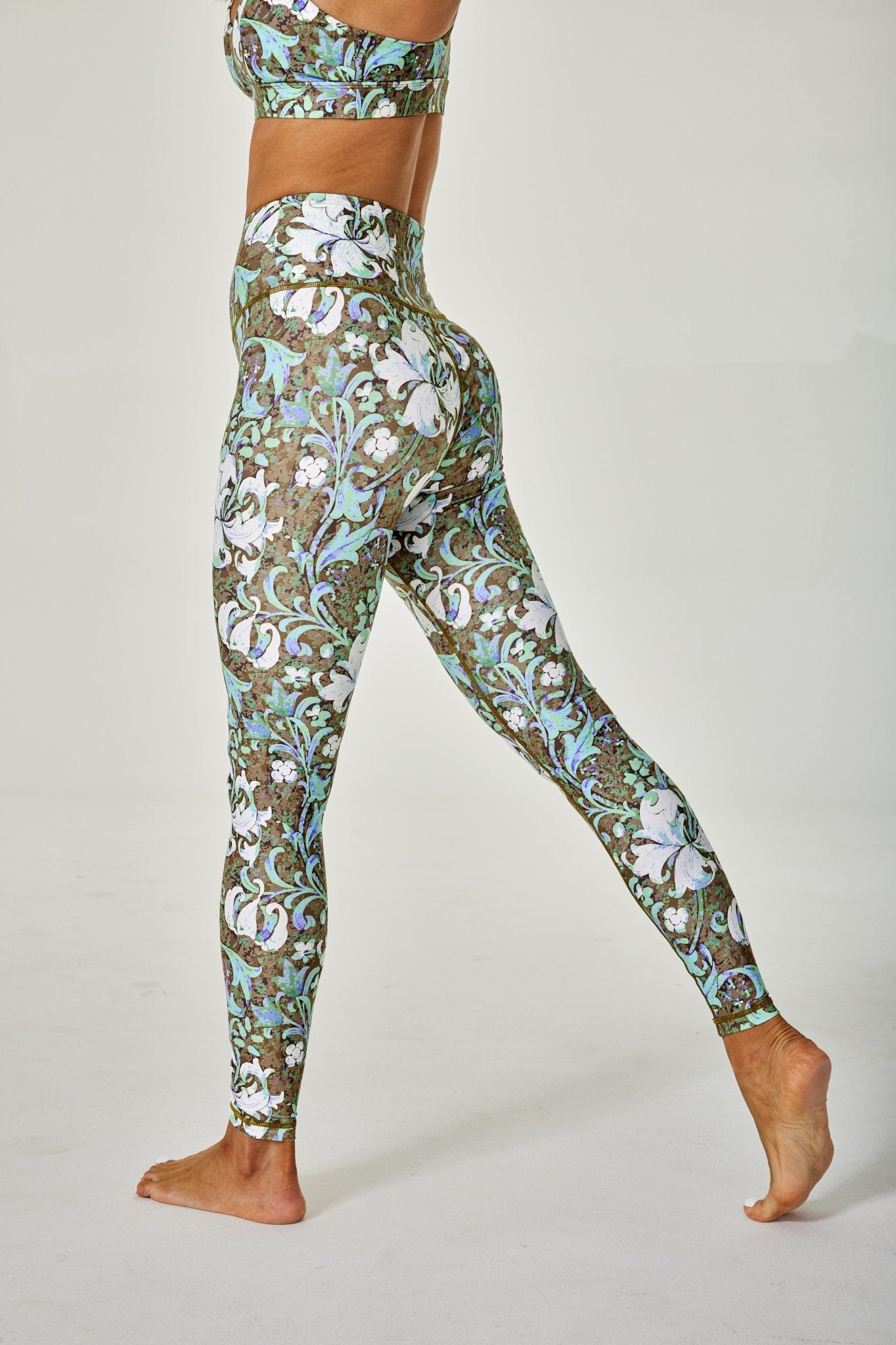 Blossom Revival High - waisted Leggings - MYSILVERWIND