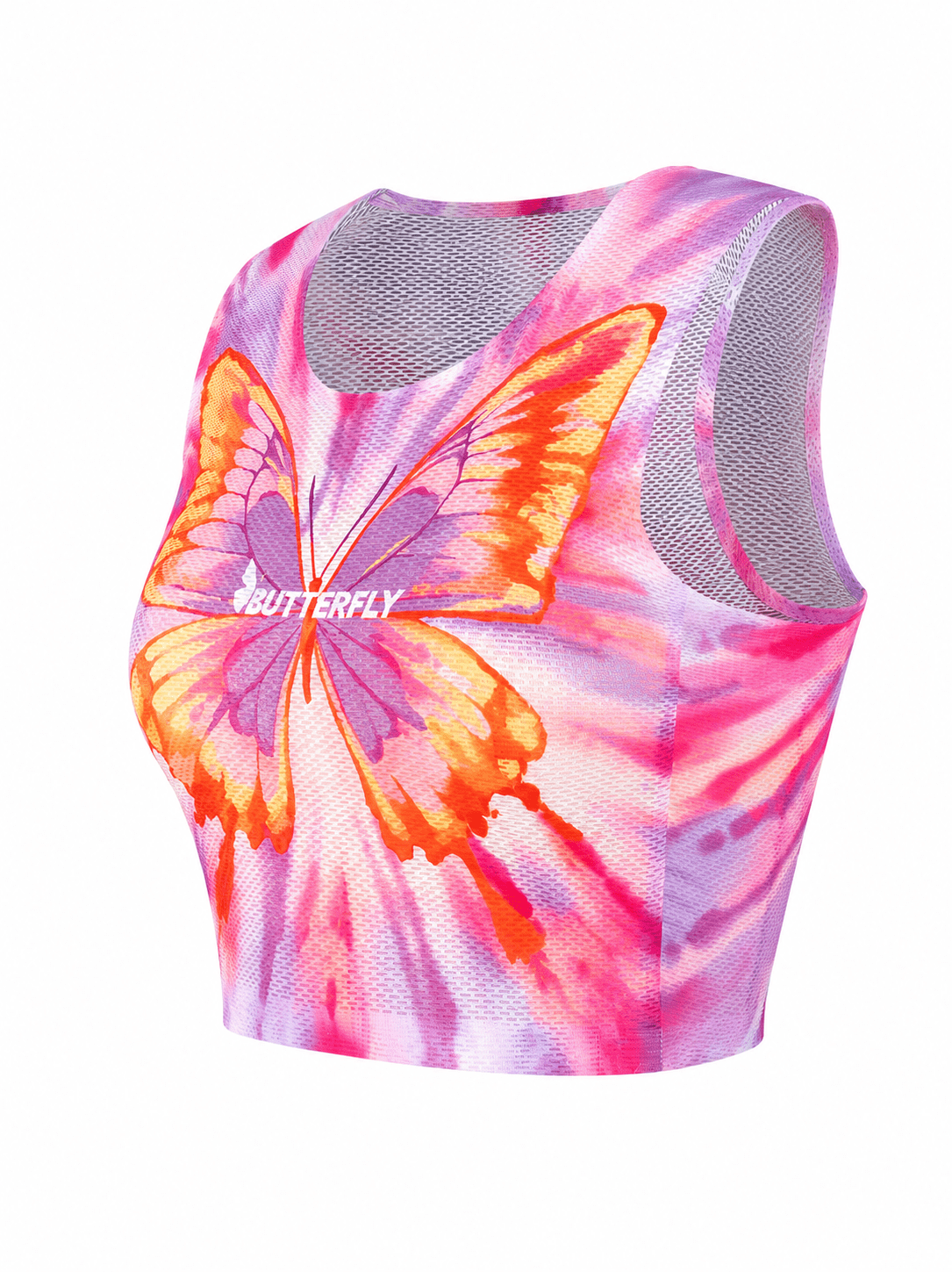 Butterfly Burst Marathon Running Tank Top Performance Training Vest - MYSILVERWIND