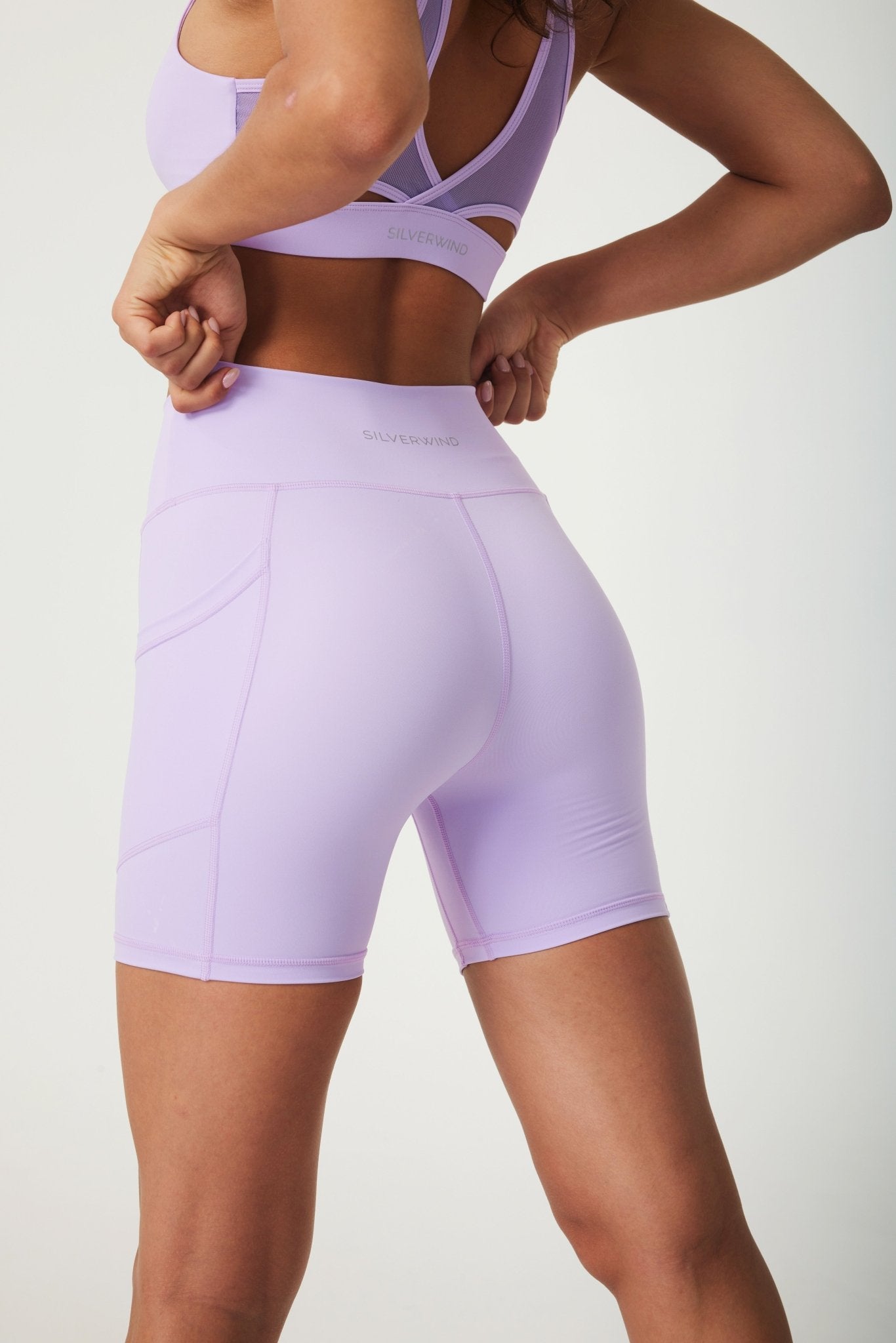 ButterySoft High - waisted Bike Shorts - Lilac - MYSILVERWIND