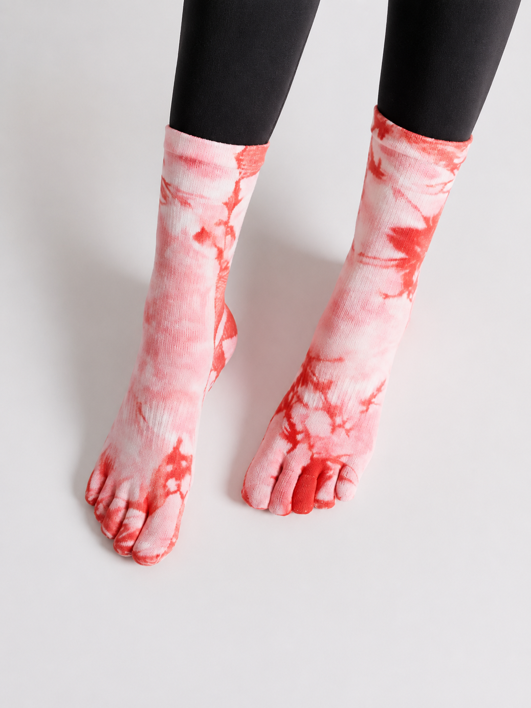 TieFlex Gradient Tie-Dye Non-Slip Five-Toe Yoga Socks