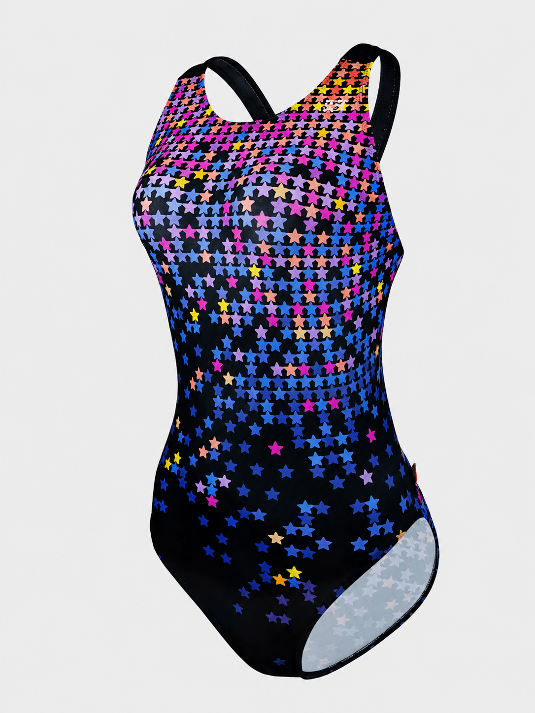 CloudSkin™ StarPulse Wide-Strap Racing One-Piece Swimsuit - MYSILVERWIND