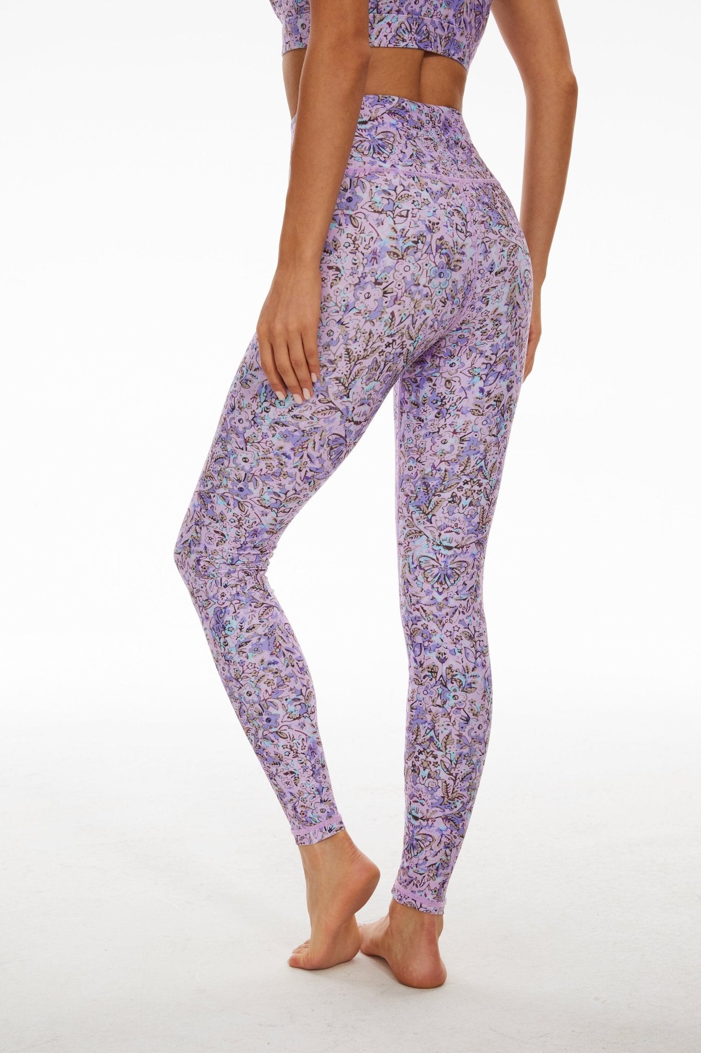 Demi High - waisted Leggings - Light Purple - MYSILVERWIND