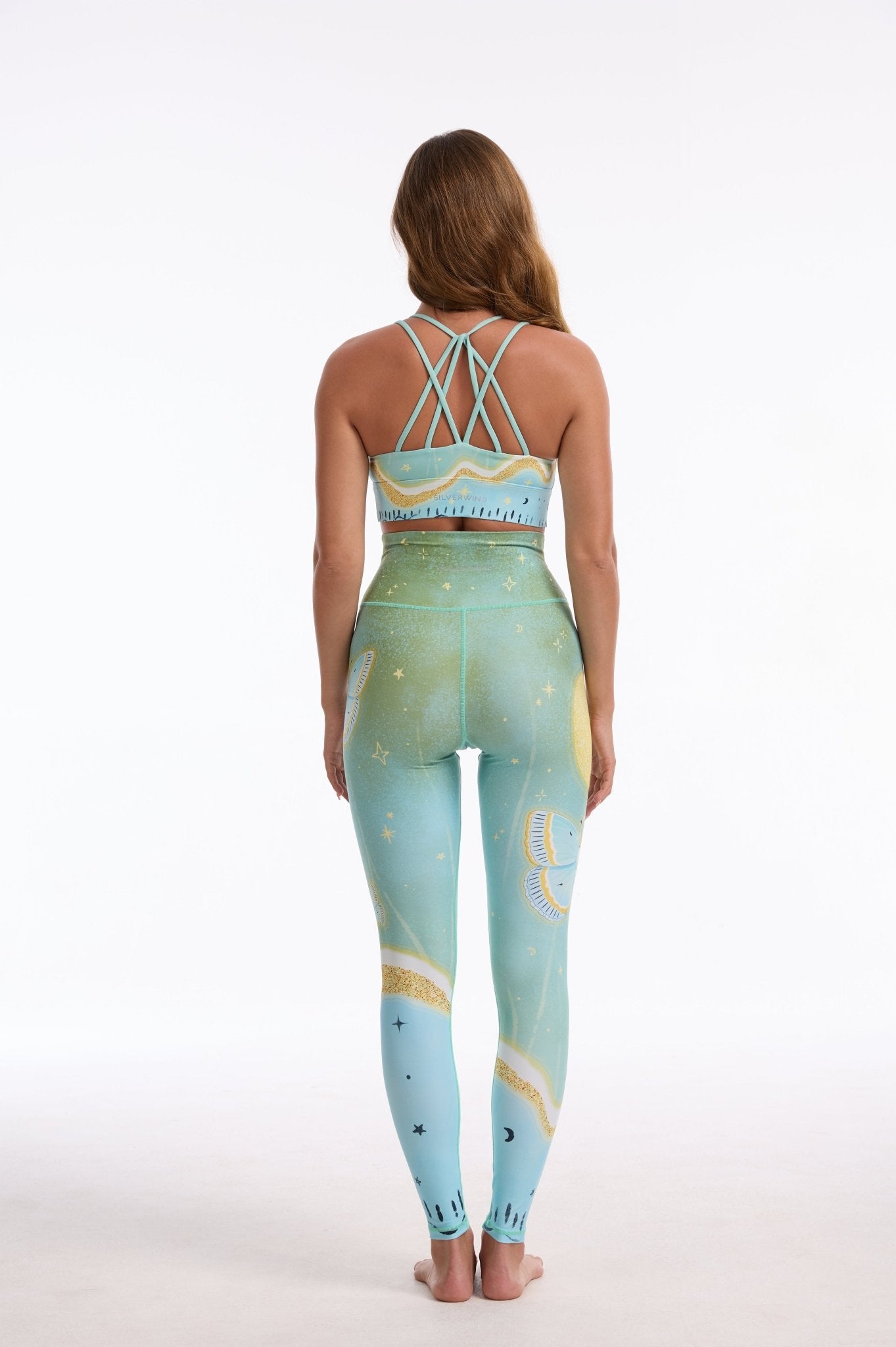 Dreamscape Strappy Sports Bra - MYSILVERWIND