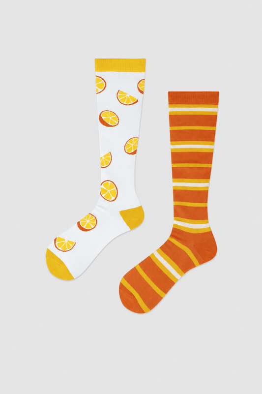 DuoPulse Mismatched Performance Compression Socks - MYSILVERWIND