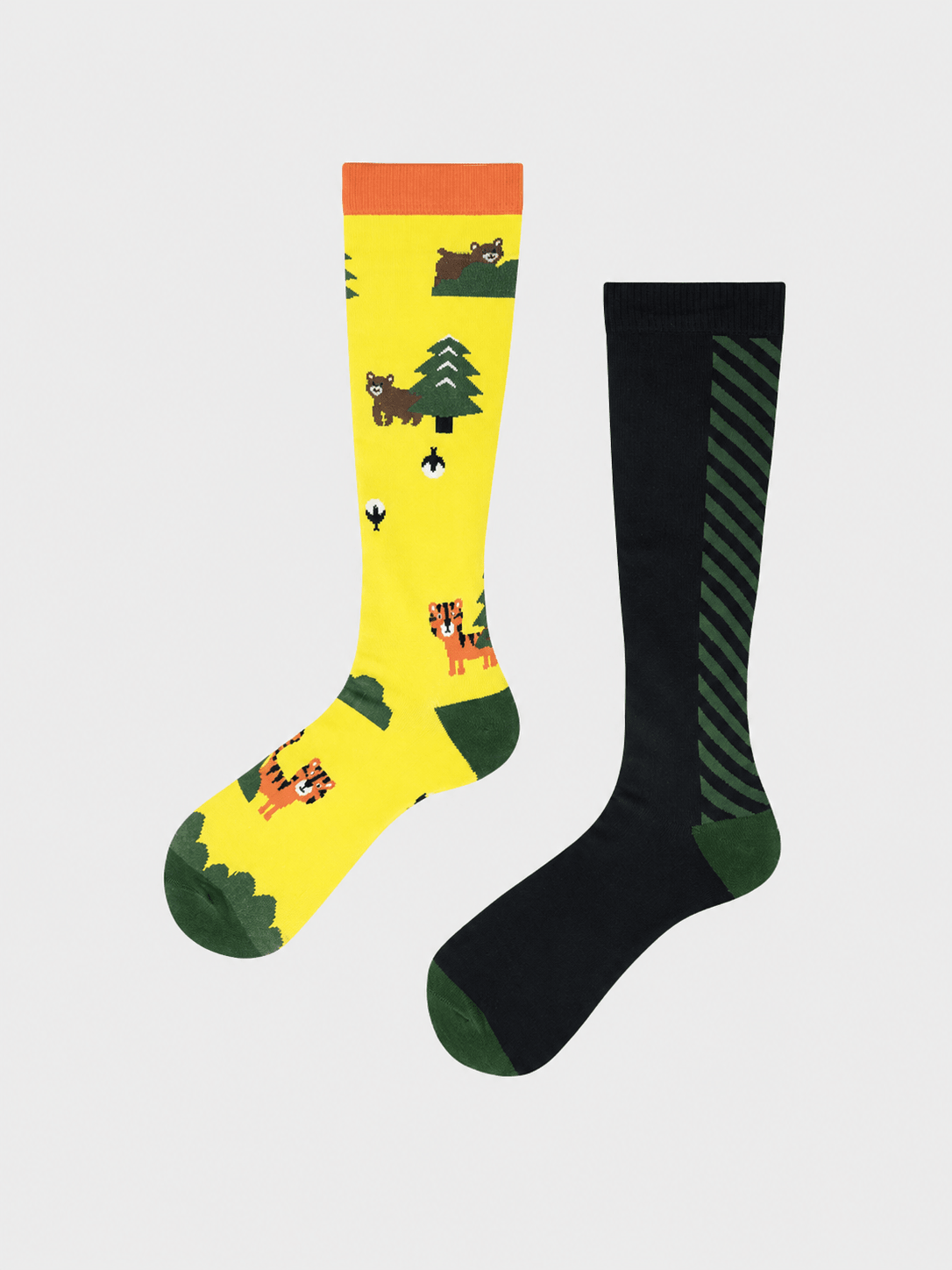 DuoPulse Mismatched Performance Compression Socks - MYSILVERWIND