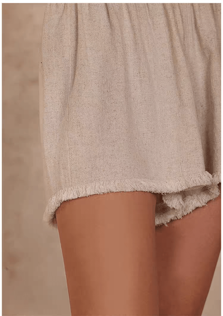 Élan Linen Shorts - MYSILVERWIND