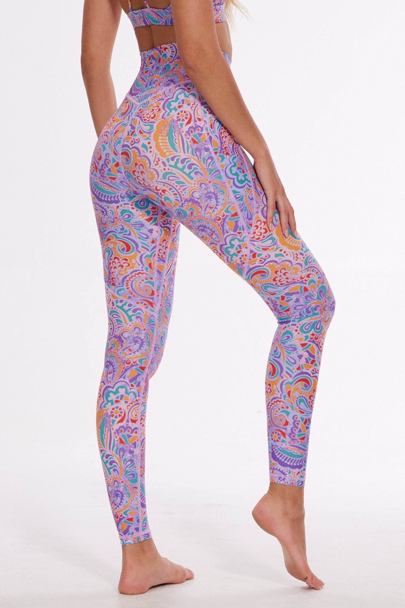 Eternal Paisley High - waisted Leggings - MYSILVERWIND