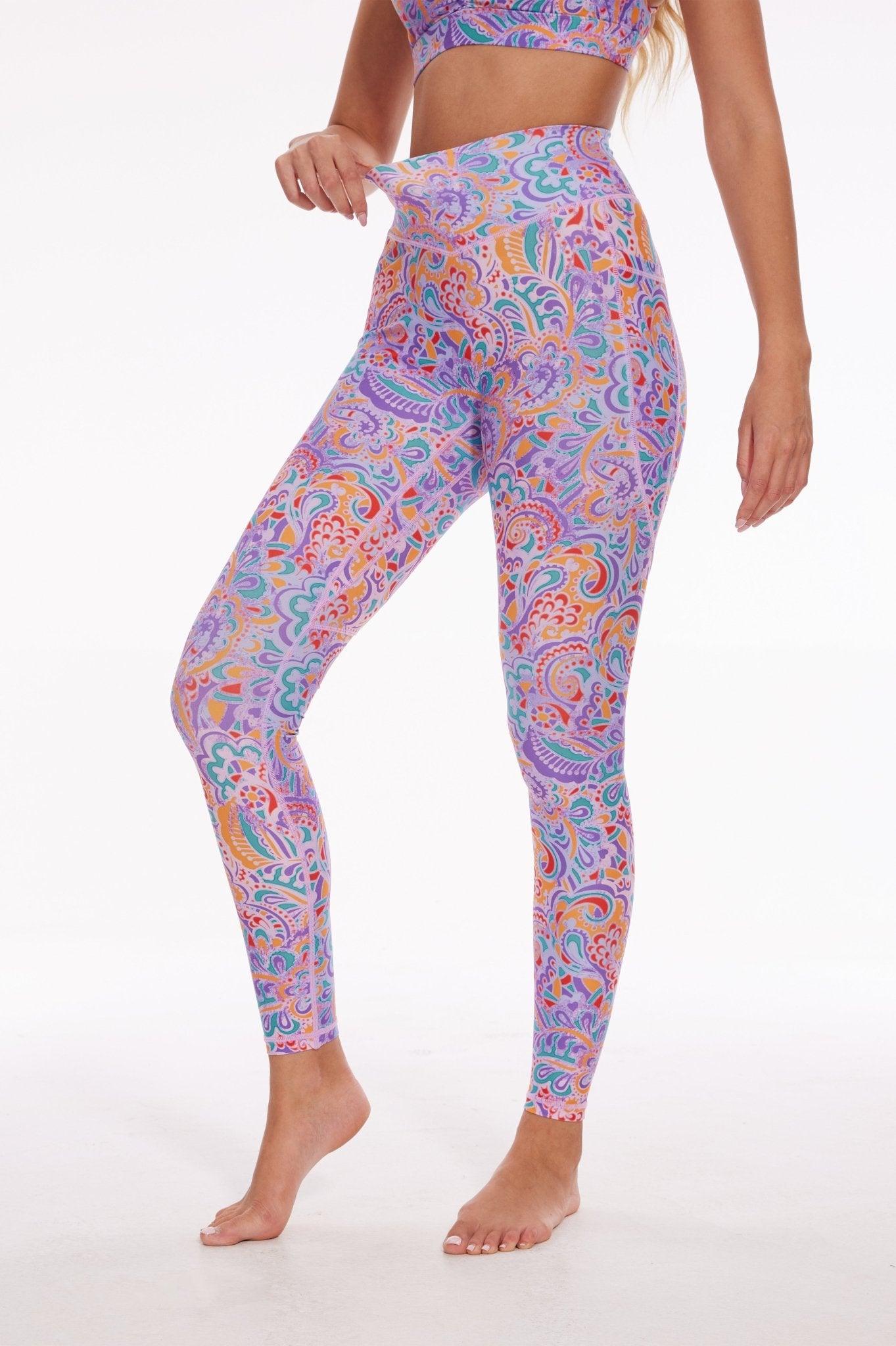 Eternal Paisley High - waisted Leggings - MYSILVERWIND