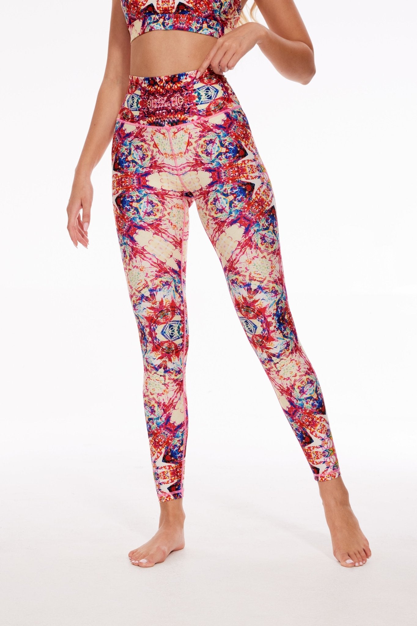 Exotic Mandala High - waisted Leggings - MYSILVERWIND