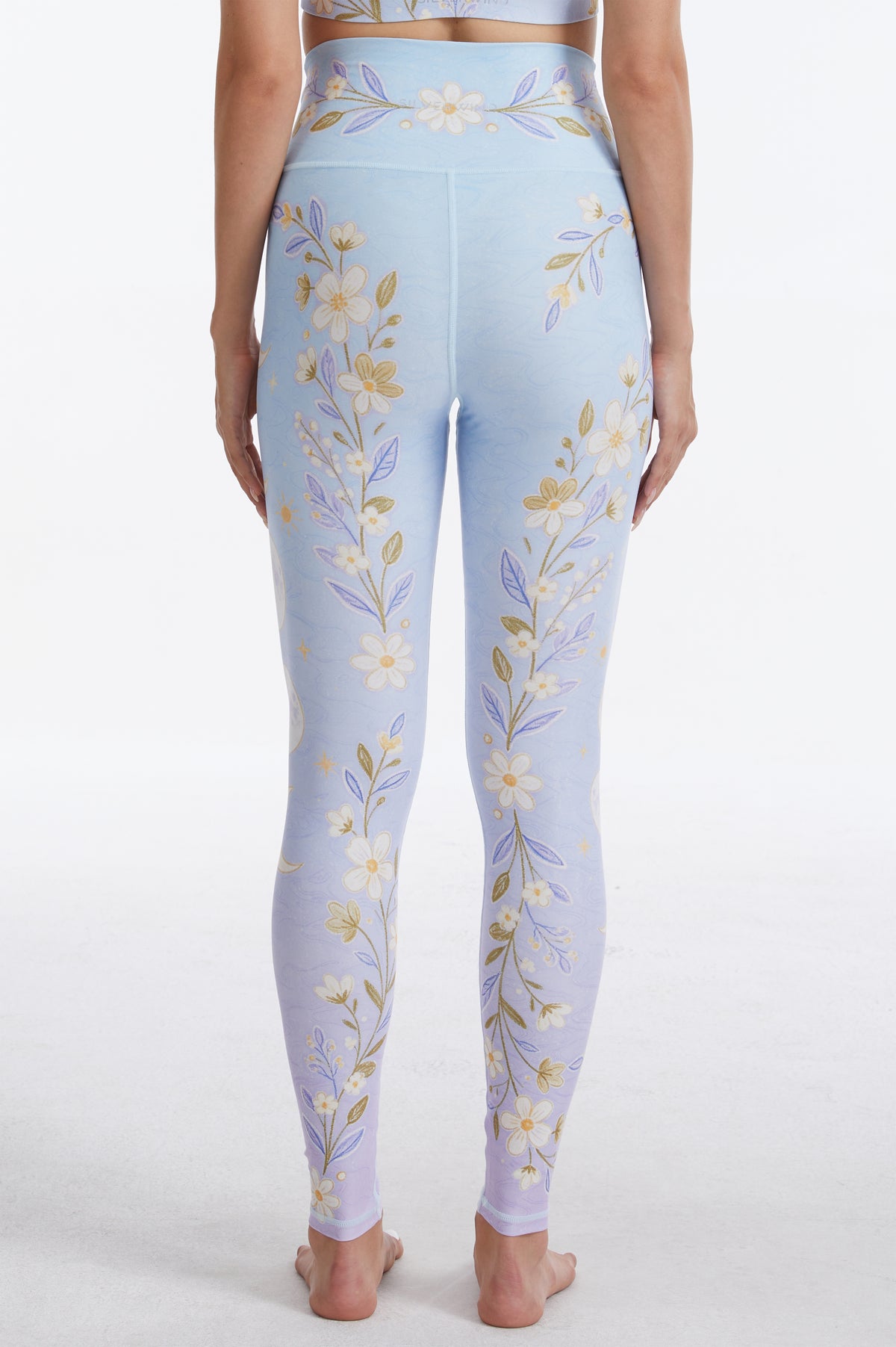 *Pre-Order* Blooming Lilac High-waisted Leggings-MYSILVERWIND