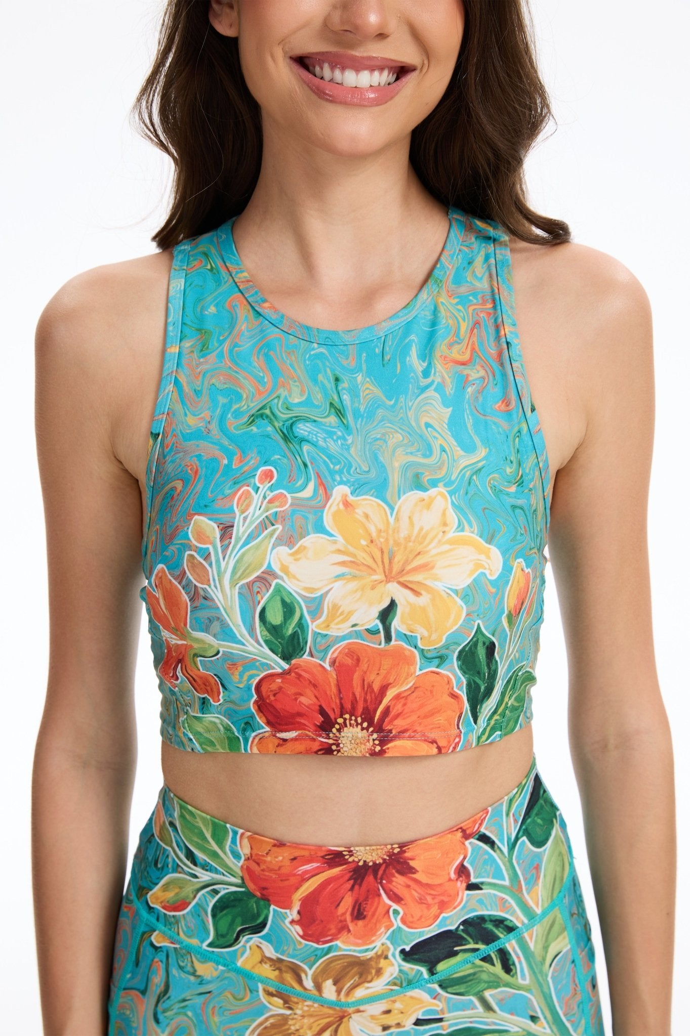 Fiery Bloom Tank Top - MYSILVERWIND