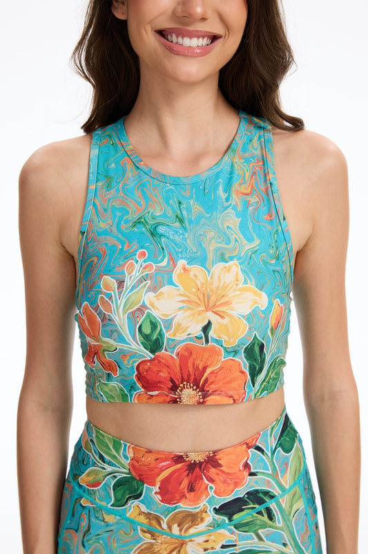 Fiery Bloom Tank Top - MYSILVERWIND