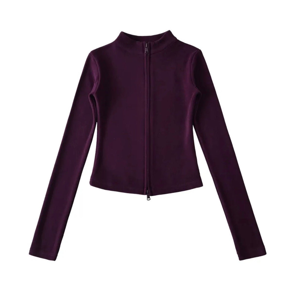 FlowEase Zip-Up Wide-Leg Athletic Set - MYSILVERWIND