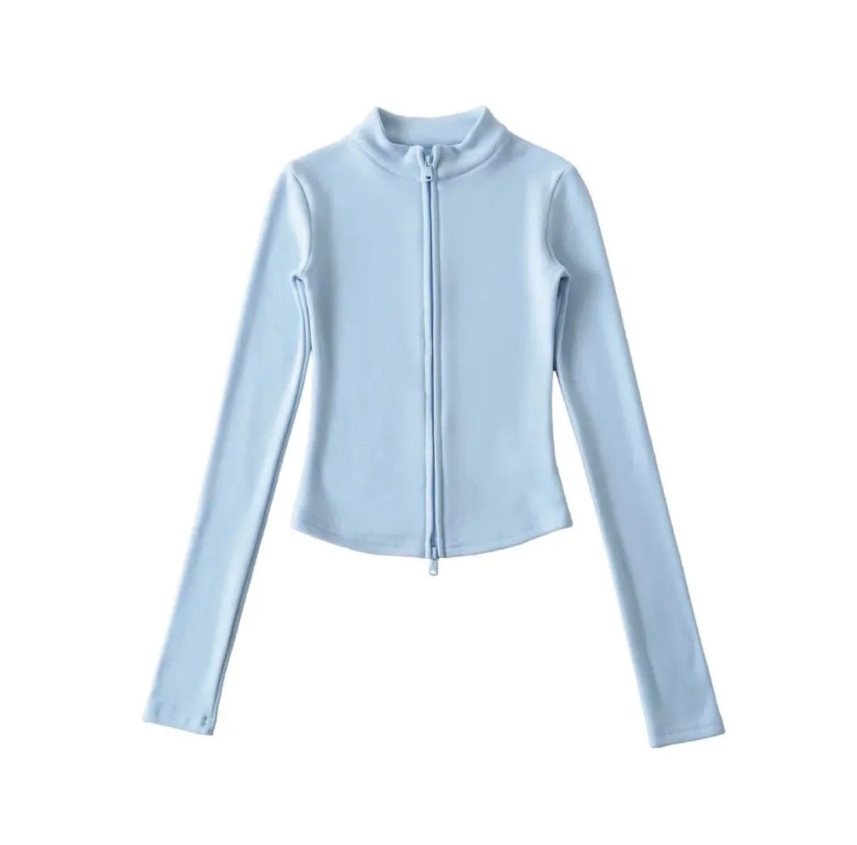 FlowEase Zip-Up Wide-Leg Athletic Set - MYSILVERWIND