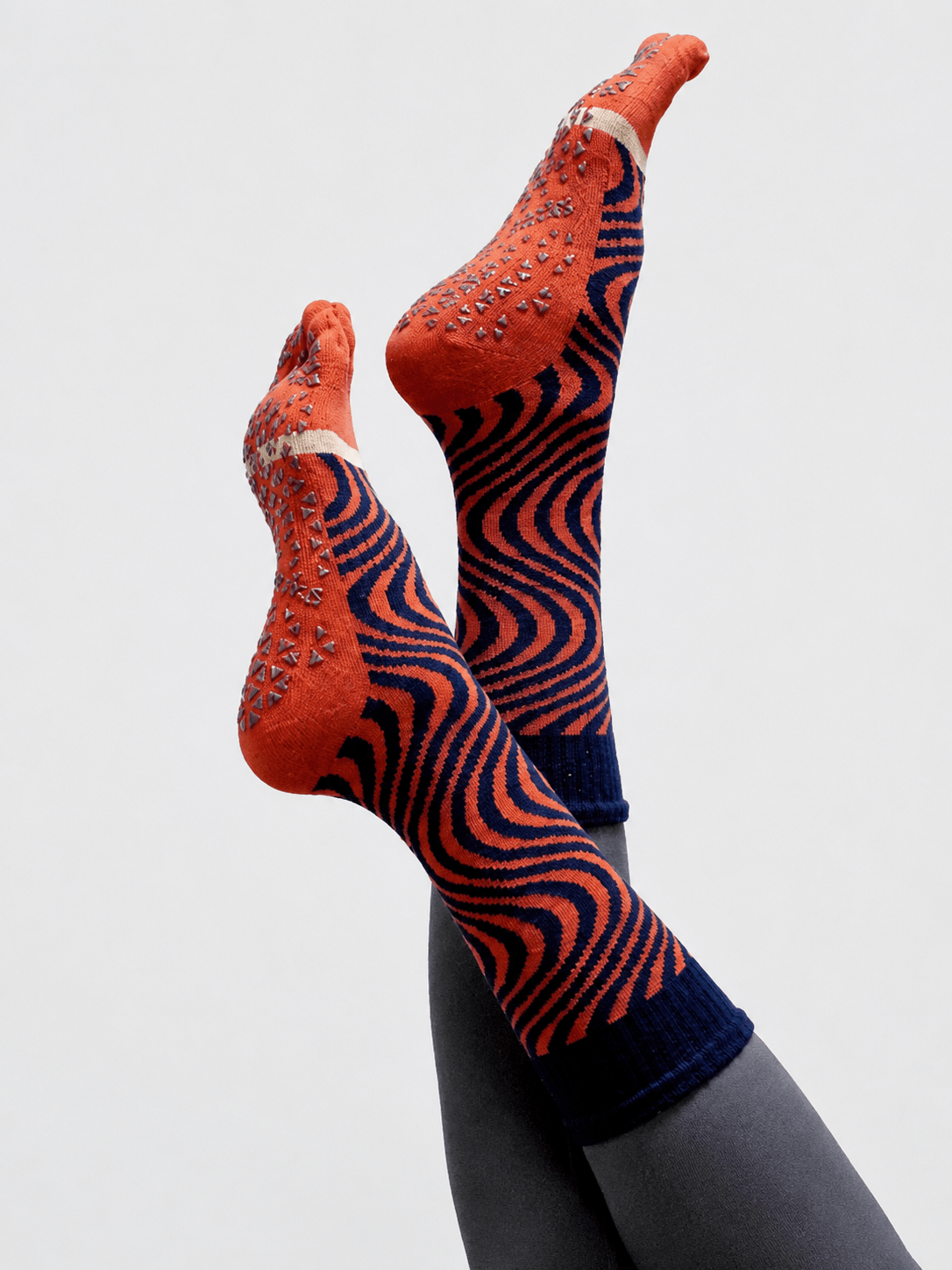 GripZen Five-Toe Non-Slip Mid-Calf Yoga Socks - MYSILVERWIND