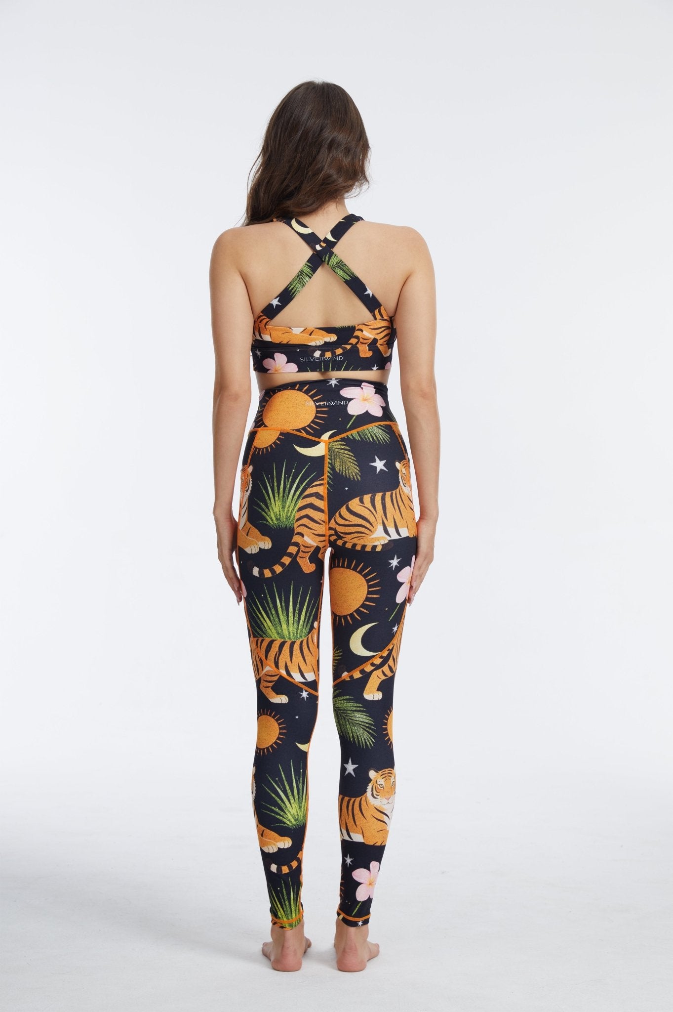Jungle Reverie High - waisted Leggings With Pockets - MYSILVERWIND
