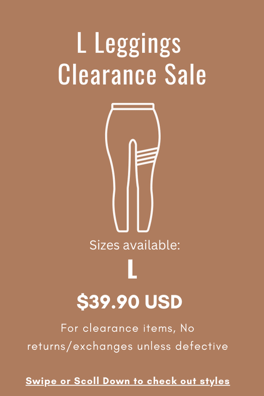 L Leggings Clearance Sale | Middle Size Activewear | Limited Stock - MYSILVERWIND