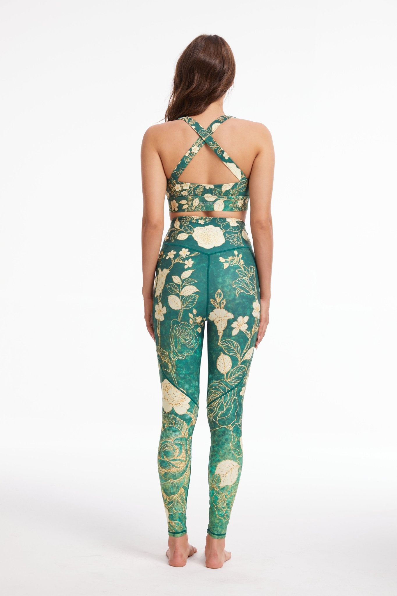 Living Green High - waisted Leggings With Pockets - MYSILVERWIND