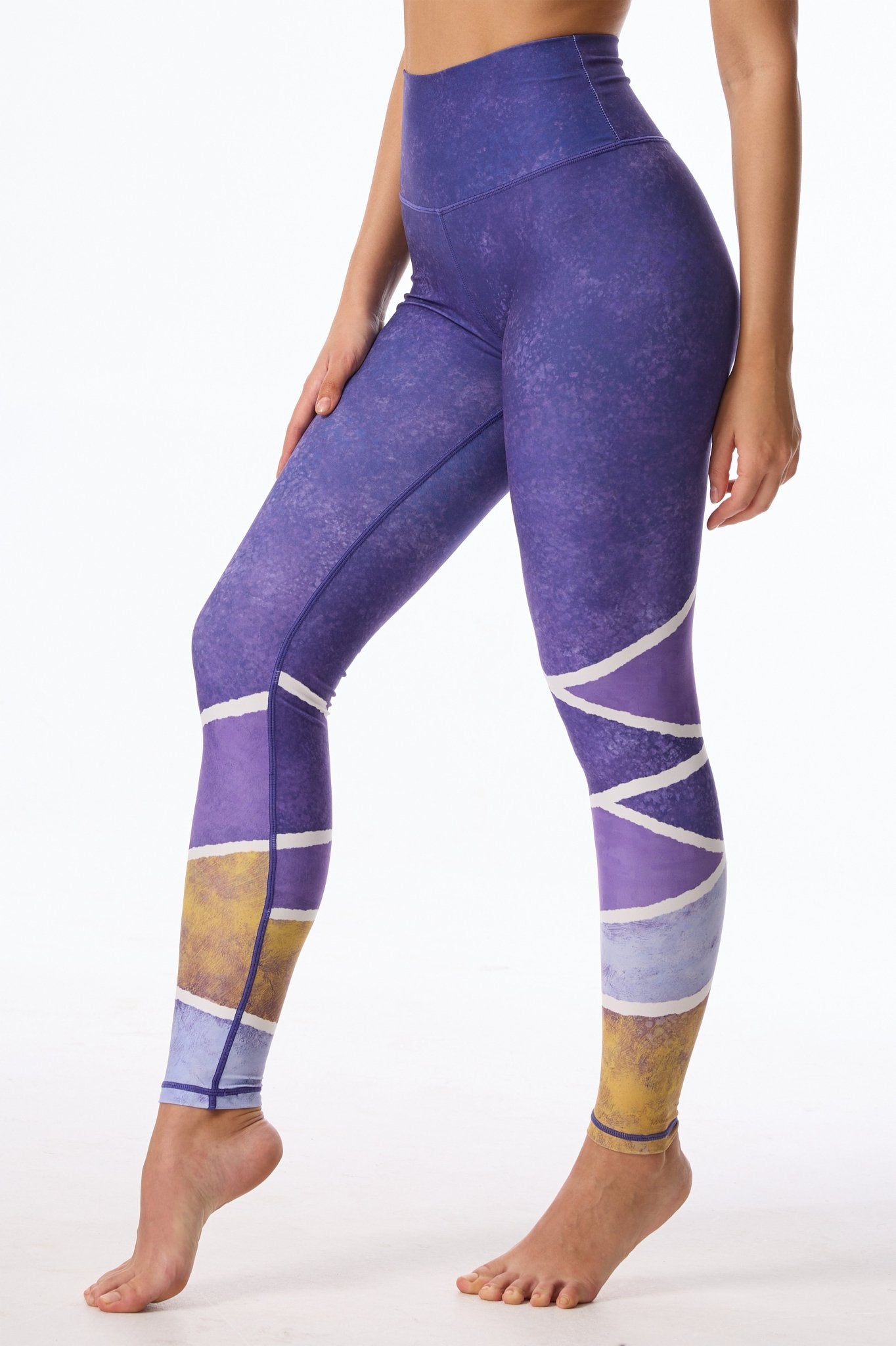 Lunar Moth High - waisted Leggings - MYSILVERWIND