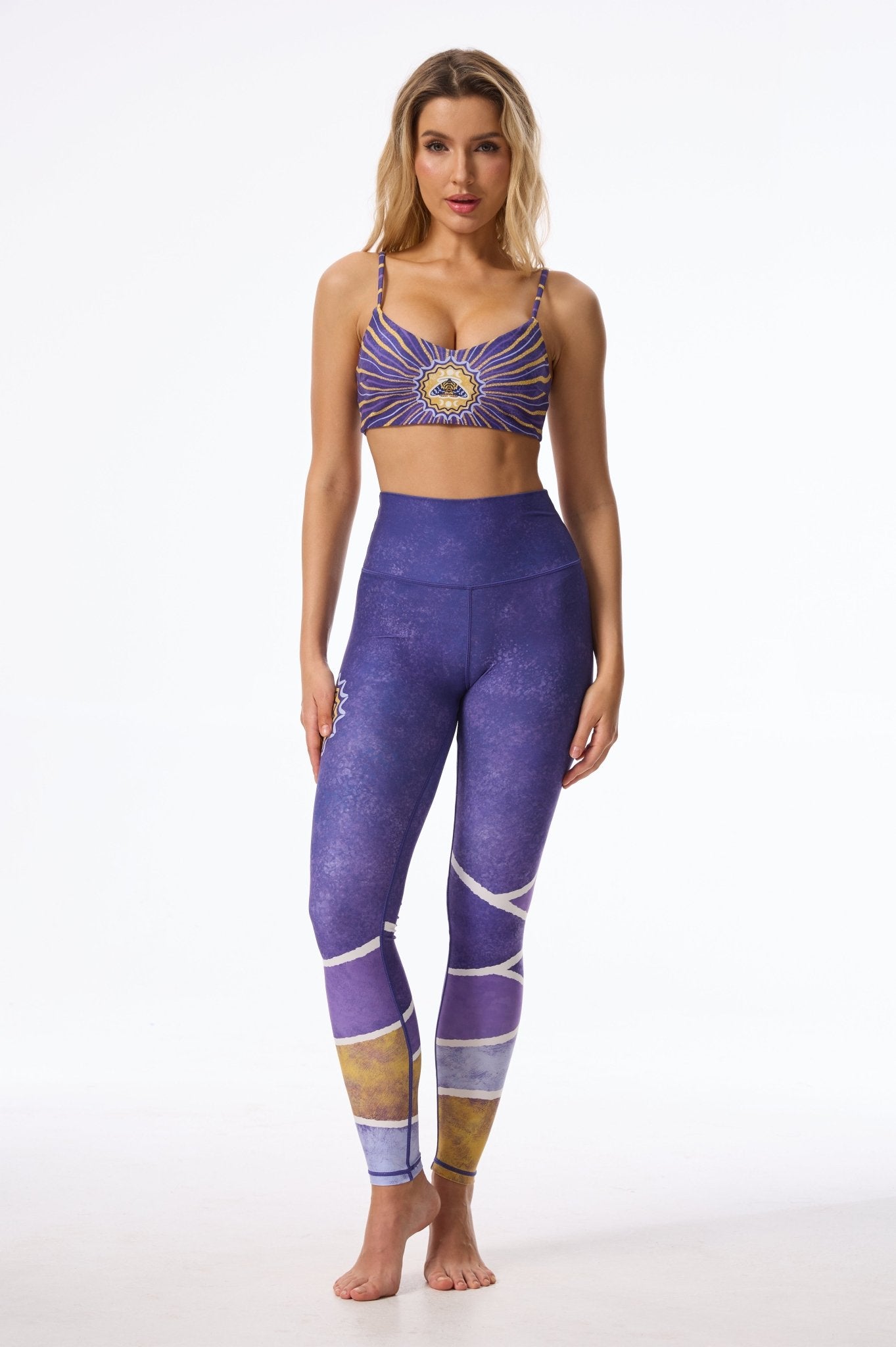 Lunar Moth High - waisted Leggings - MYSILVERWIND